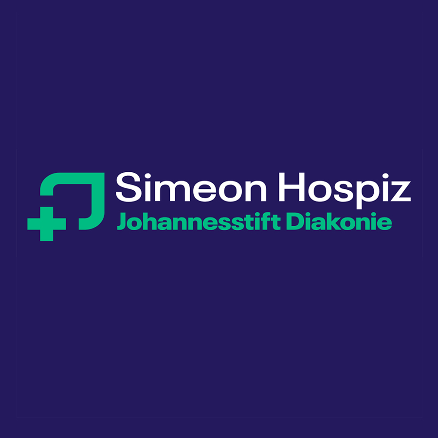 Schriftzug Simeon Hospiz - Johannesstift Diakonie